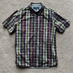 Etnies Short-Sleeve Plaid Button-Down